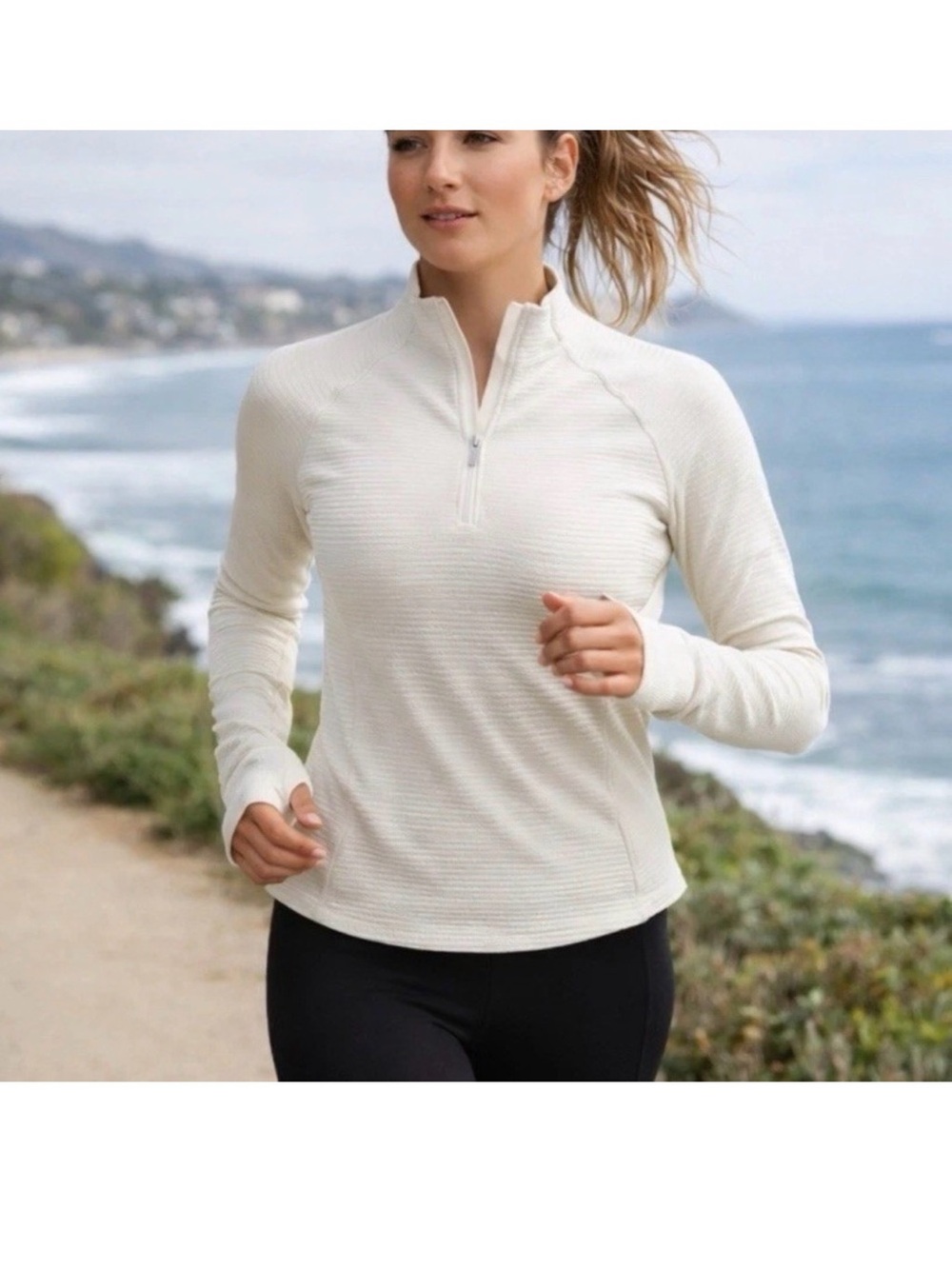 lululemon athletica NWT Ventscape Half-Zip ladies long sleeve Pullover